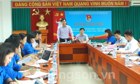 Thường trực Hội sinh viên Việt Nam làm việc với Hội sinh viên tỉnh Lạng Sơn
