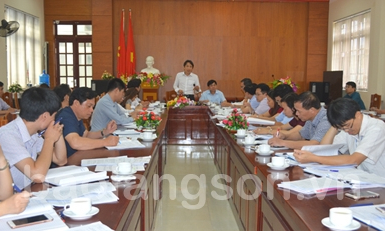 Đoàn công tác của Bộ Nội vụ làm việc tại Lạng Sơn