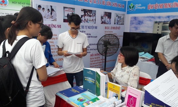 Hơn 1.000 sinh viên ngành y tham gia ngày hội việc làm