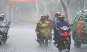 Bắc Bộ tạnh ráo, Nam Bộ, Tây Nguyên vẫn mưa dông