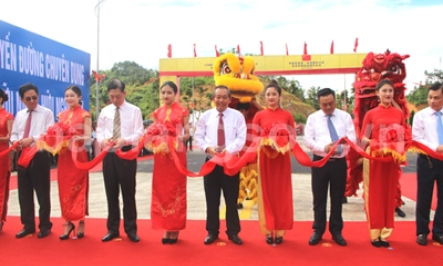 Thông xe tuyến đường chuyên dụng vận tải hàng hóa cửa khẩu quốc tế Hữu Nghị