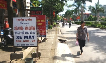 Quyết tâm lập lại trật tự vỉa hè