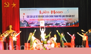 Liên hoan các câu lạc bộ văn nghệ quần chúng thành phố Lạng Sơn