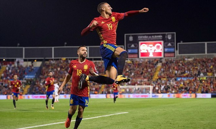 Tây Ban Nha giành vé đến Nga dự vòng chung kết World Cup 2018