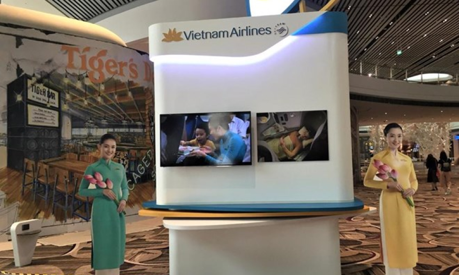 Vietnam Airlines sắp khai thác nhà ga hiện đại nhất đảo quốc Singapore
