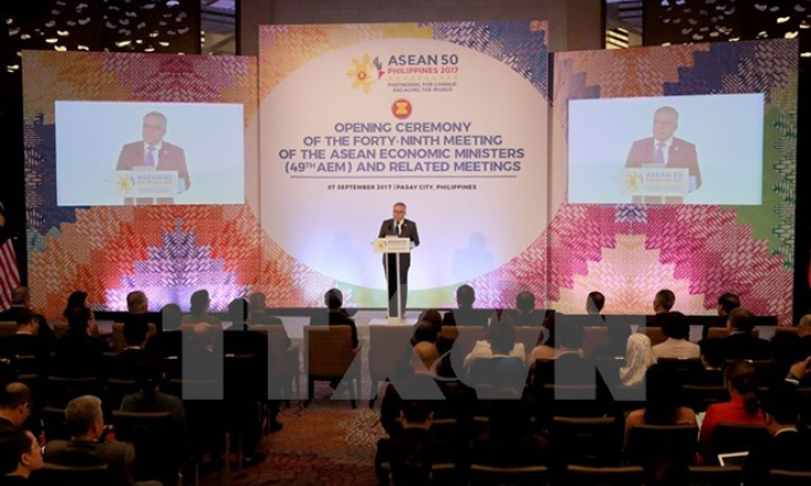 Các bộ trưởng RCEP nhất trí thúc đẩy ký kết thỏa thuận trong năm 2018