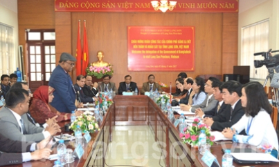 Đoàn công tác Chính phủ Bangladesh thăm và làm việc tại Lạng Sơn