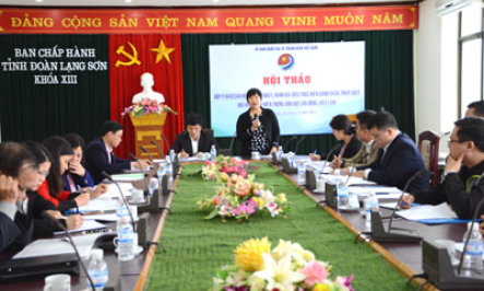 Hội thảo “Góp ý báo cáo kết quả rà soát, đánh giá thực hiện chính sách, pháp luật đối với thanh niên