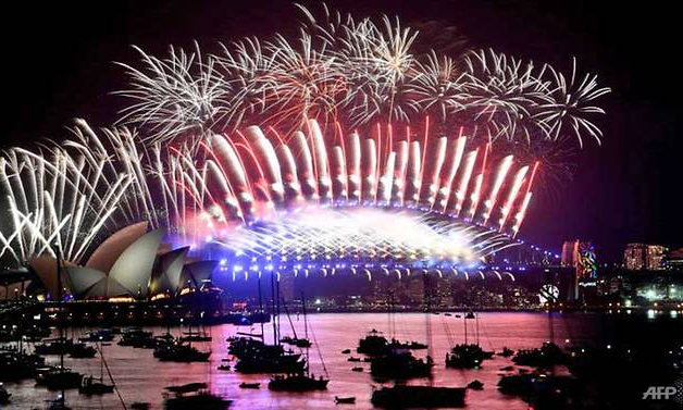Thế giới hân hoan chào đón Năm mới 2018