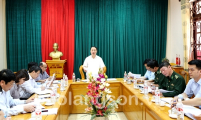 Lãnh đạo UBND tỉnh kiểm tra tại cửa khẩu Nà Nưa