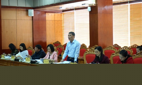 Đoàn ĐBQH tỉnh giám sát tình hình thực hiện Đề án 1956 tại UBND tỉnh Lạng Sơn