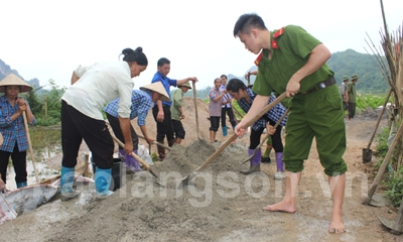 Gắn công tác dân vận với đảm bảo an ninh trật tự
