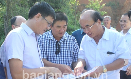 Lãnh đạo UBND tỉnh làm việc tại Bình Gia