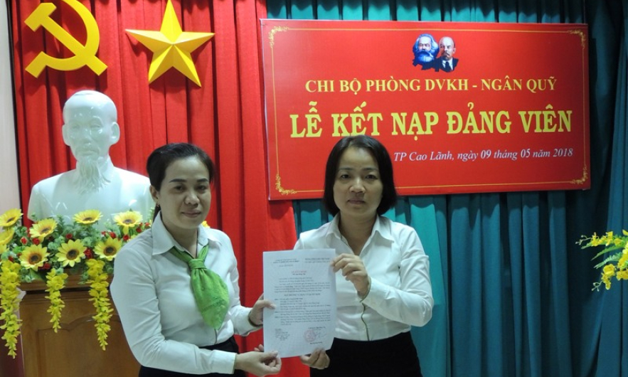 Đồng Tháp kết nạp được gần 6.000 đảng viên mới
