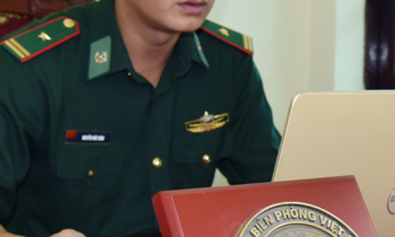Thiếu tá Nguyễn Đức Bính: Nêu gương người đứng đầu