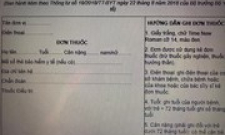 Bãi bỏ ghi số chứng minh thư của cha mẹ trên đơn thuốc trẻ 6 tuổi