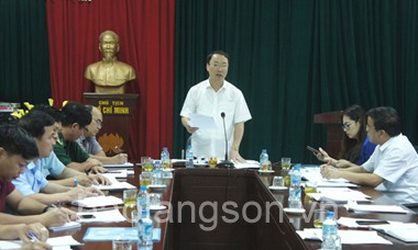 Lãnh đạo UBND tỉnh kiểm tra tại cửa khẩu Chi Ma