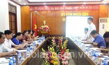 Xem xét kịch bản lễ khai mạc ngày hội na Chi Lăng năm 2018