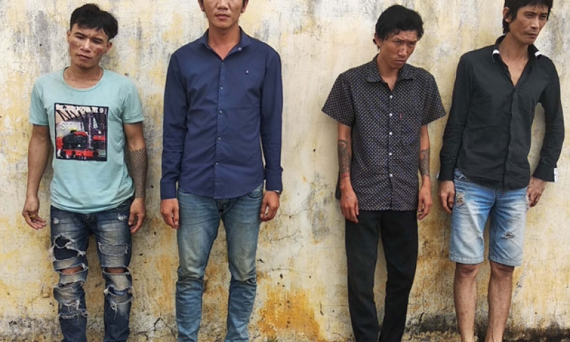 Bắt nhóm đối tượng tàng trữ vũ khí, vật liệu nổ trái phép