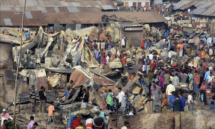 Bangladesh: Hỏa hoạn tại khu "nhà ổ chuột" gây nhiều thương vong