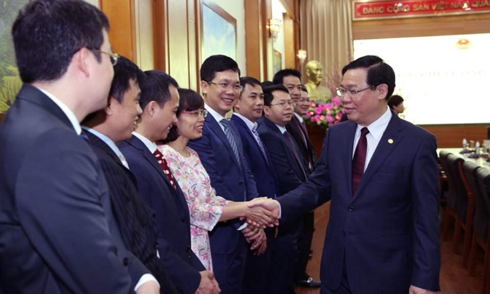 Phó Thủ tướng Vương Đình Huệ thăm, làm việc với Uỷ ban Quản lý vốn Nhà nước tại doanh nghiệp