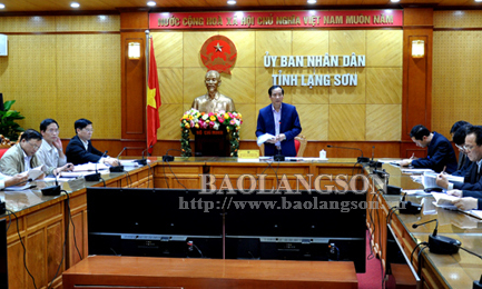 Họp bàn các nội dung kỷ niệm 110 năm ngày sinh đồng chí Hoàng Văn Thụ