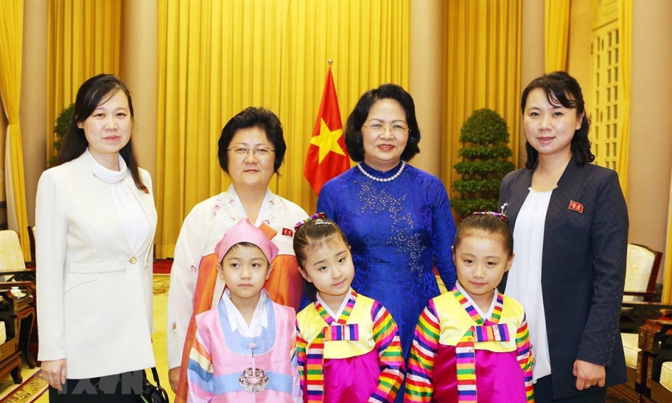 Phó Chủ tịch nước tiếp Đoàn đại biểu Hội hữu nghị Triều Tiên-Việt Nam
