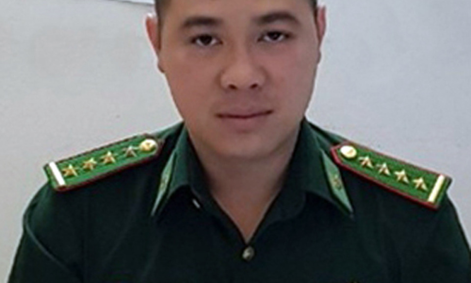 Trạm trưởng biên phòng gương mẫu