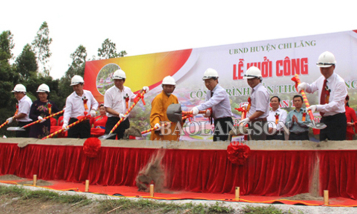 Khởi công công trình đền thờ Chi Lăng