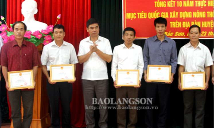 Bắc Sơn: Tổng kết 10 năm thực hiện Chương trình xây dựng nông thôn mới