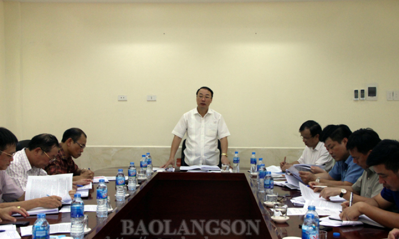 Lãnh đạo UBND tỉnh kiểm tra tại cửa khẩu Tân Thanh