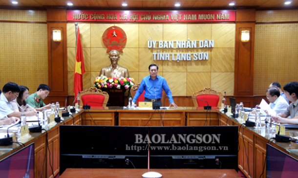 UBND tỉnh xem xét vướng mắc thẩm định dự toán thiết bị thu phí trên tuyến cao tốc Bắc Giang-Lạng Sơn