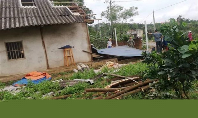 Sơn La: Mưa lớn liên tục khiến hơn 100 ngôi nhà bị hư hại