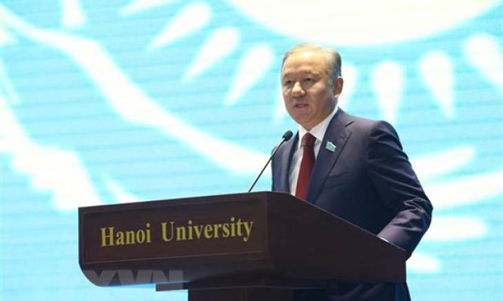 Chủ tịch Hạ viện Cộng hòa Kazakhstan kết thúc chuyến thăm Việt Nam
