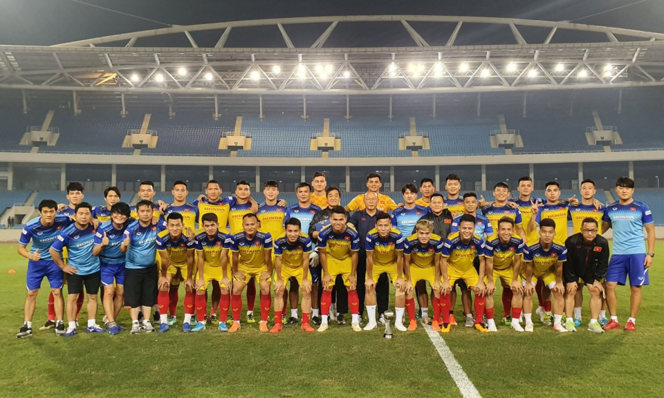 Đội tuyển Việt Nam sẵn sàng cho trận cuối lượt đi vòng loại World Cup