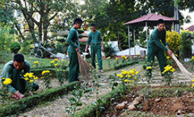Rộn ràng đón tết ở Trung đoàn 123