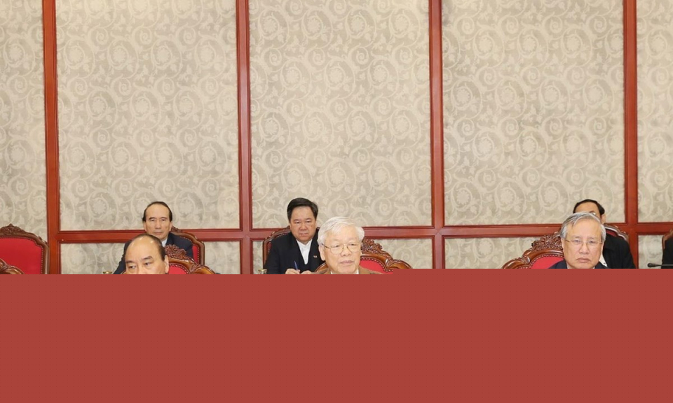 Bộ Chính trị cho ý kiến hoàn thiện dự thảo Văn kiện Đại hội Đảng XIII
