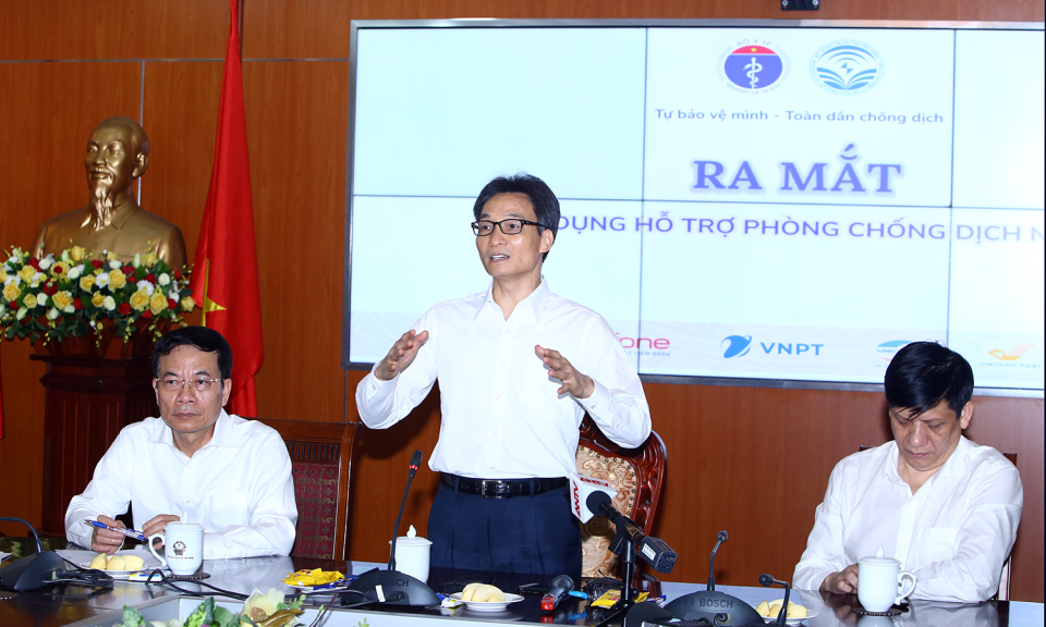 Ra mắt ứng dụng khai báo sức khoẻ toàn dân
