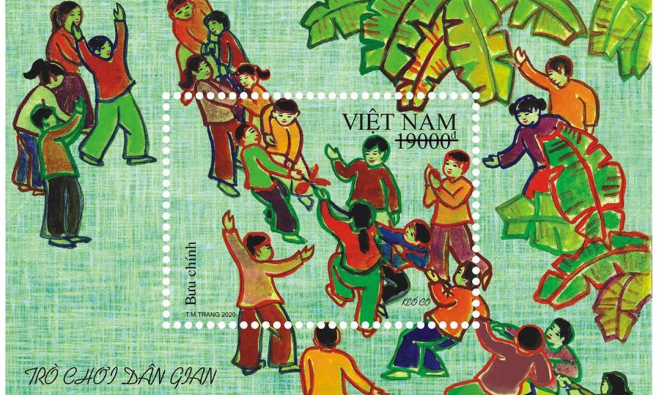 Phát hành bộ tem 'Trò chơi dân gian' nhân dịp Tết thiếu nhi 1/6