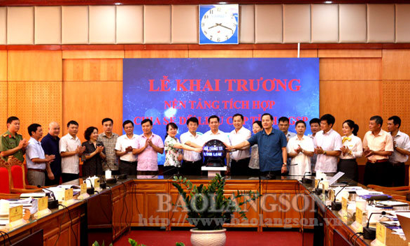 Khai trương nền tảng tích hợp, chia sẻ dữ liệu tỉnh Lạng Sơn