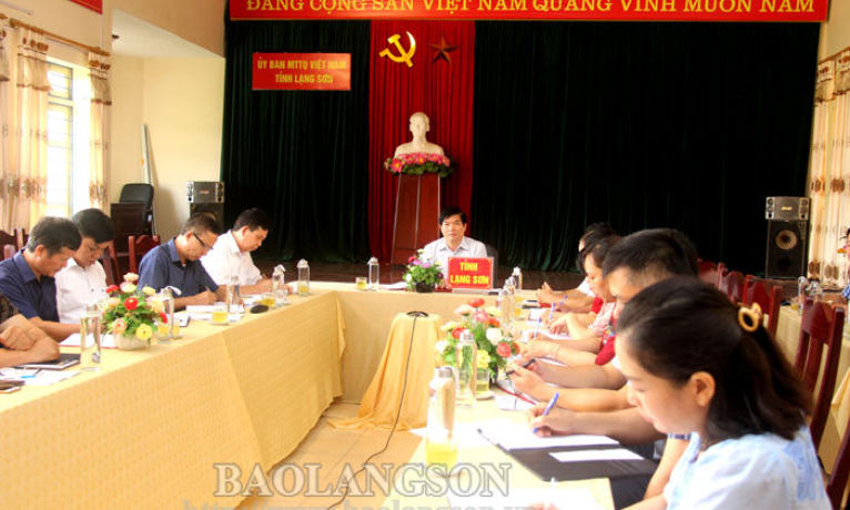 Lấy ý kiến vào dự thảo Thông tri hướng dẫn thực hiện một số điều của Điều lệ MTTQ Việt Nam