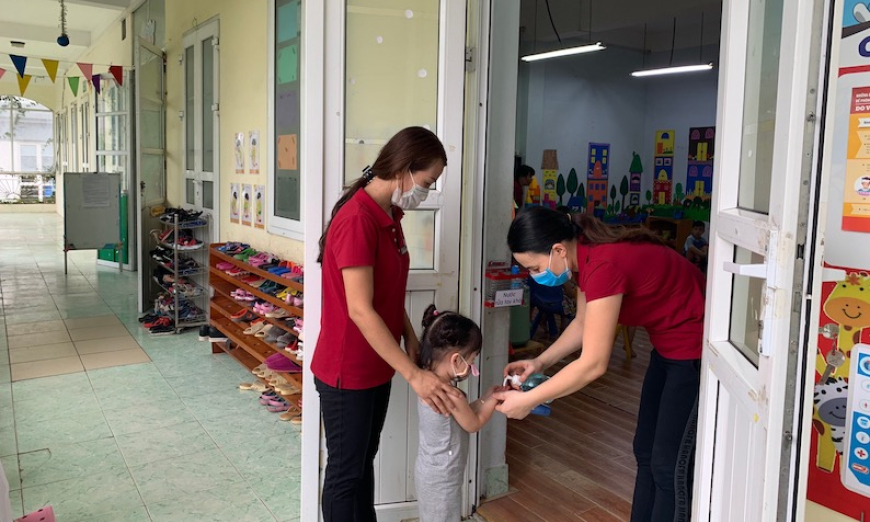 Không để bệnh bạch hầu lây lan trong trường học
