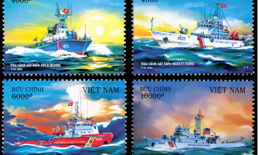 Phát hành bộ tem về biển, đảo với chủ đề “Tàu cảnh sát biển Việt Nam”