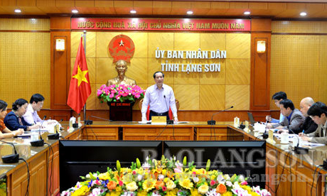 Xem xét công tác chuẩn bị Hội thảo về phát triển du lịch tỉnh Lạng Sơn