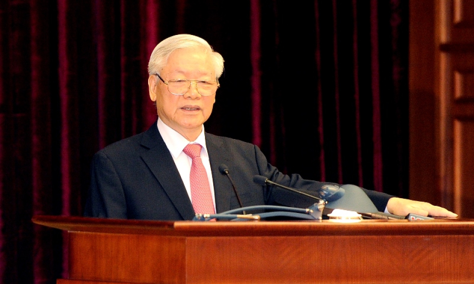 Phát biểu của Tổng Bí thư, Chủ tịch nước Nguyễn Phú Trọng khai mạc Hội nghị lần thứ 13 Ban Chấp hành