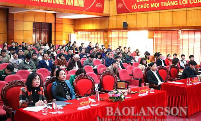 Hội nghị trực tuyến tập huấn công tác dân vận