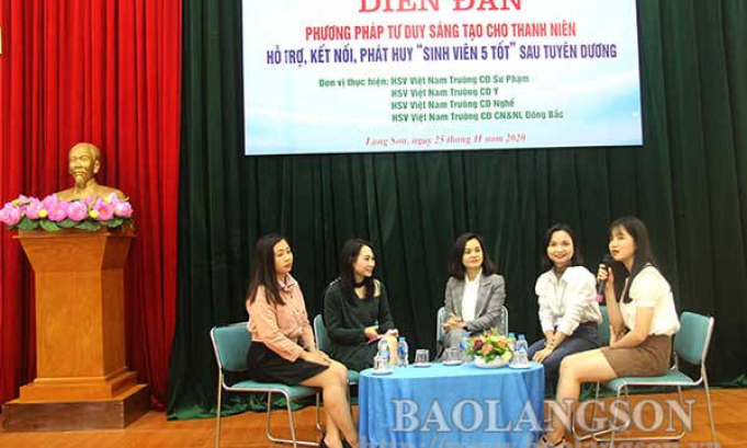 Gần 200 sinh viên tham gia diễn đàn kết nối, phát huy “Sinh viên 5 tốt” sau tuyên dương