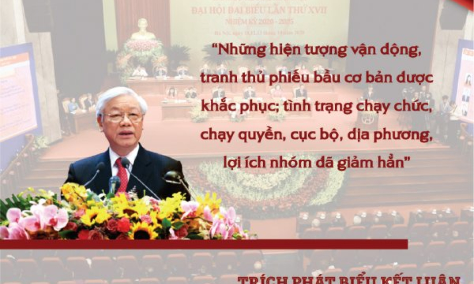 Phát biểu kết luận của Tổng Bí thư, Chủ tịch nước Nguyễn Phú Trọng tại Hội nghị cán bộ toàn quốc