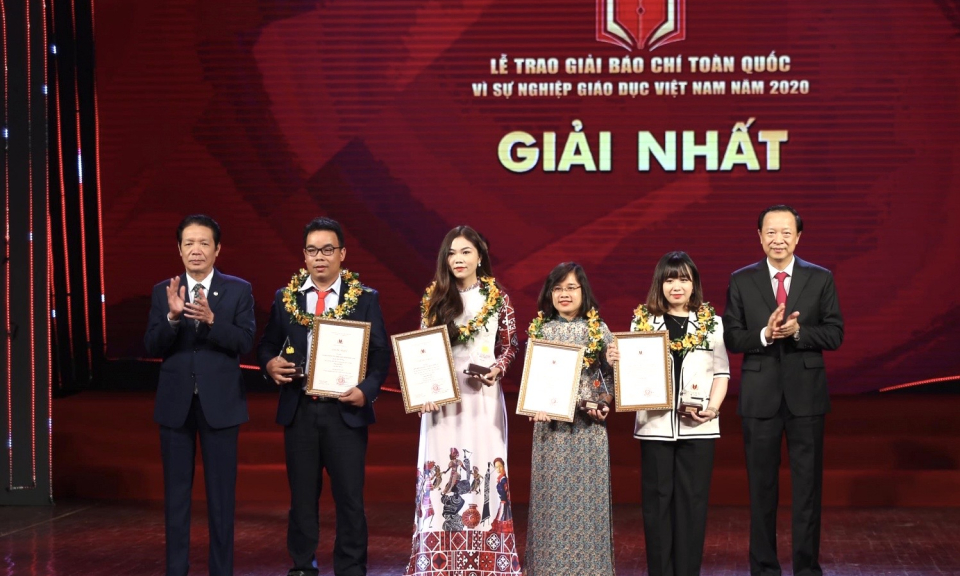 Trao Giải báo chí toàn quốc “Vì sự nghiệp Giáo dục Việt Nam” năm 2020
