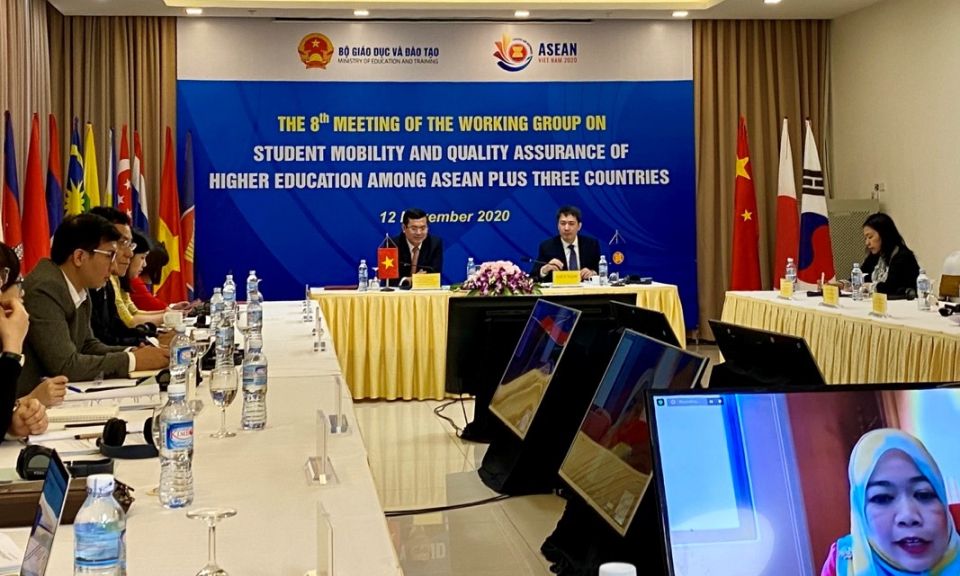 Bộ GD&ĐT trao đổi trực tuyến ASEAN + 3 về giáo dục ĐH
